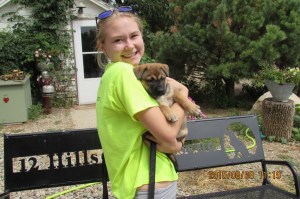 One of Freida's puppies!